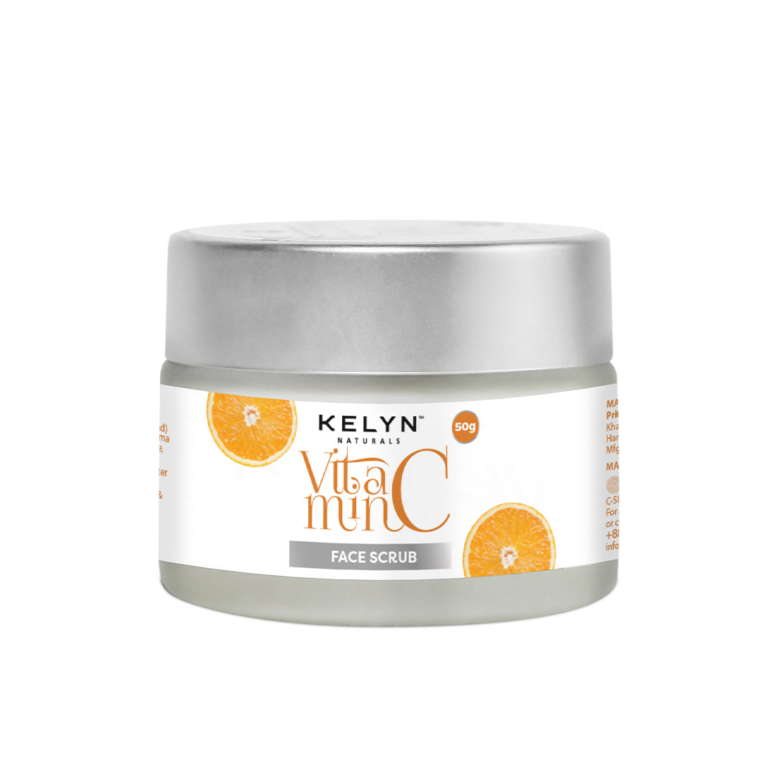 Vitamin C Face Scrub with Natural Extracts – 50g