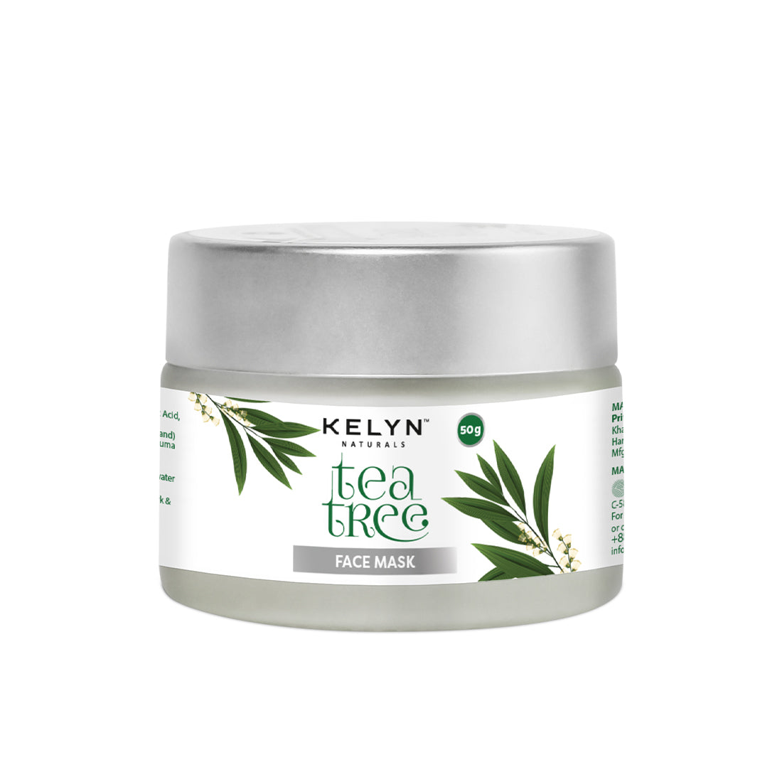 Tea Tree Face Mask with Natural Extracts – 50g