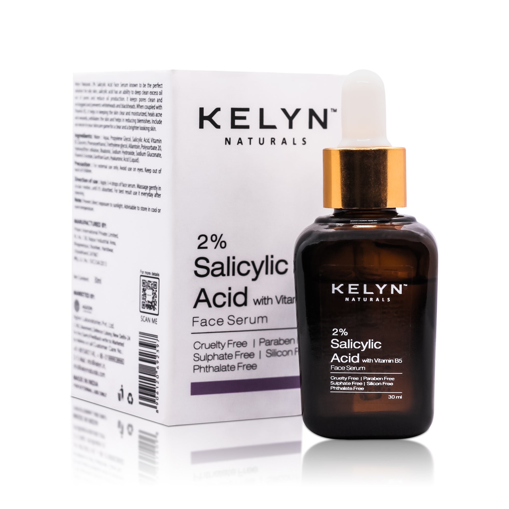 2% Salicylic Acid Face Serum (+Vitamin B5), 30ml