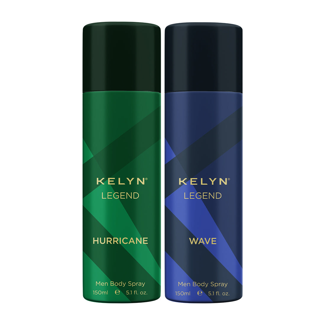 Legend Hurricane, Wave Combo Deodorant for Men Body Spray (Pack of 2) 150ml each