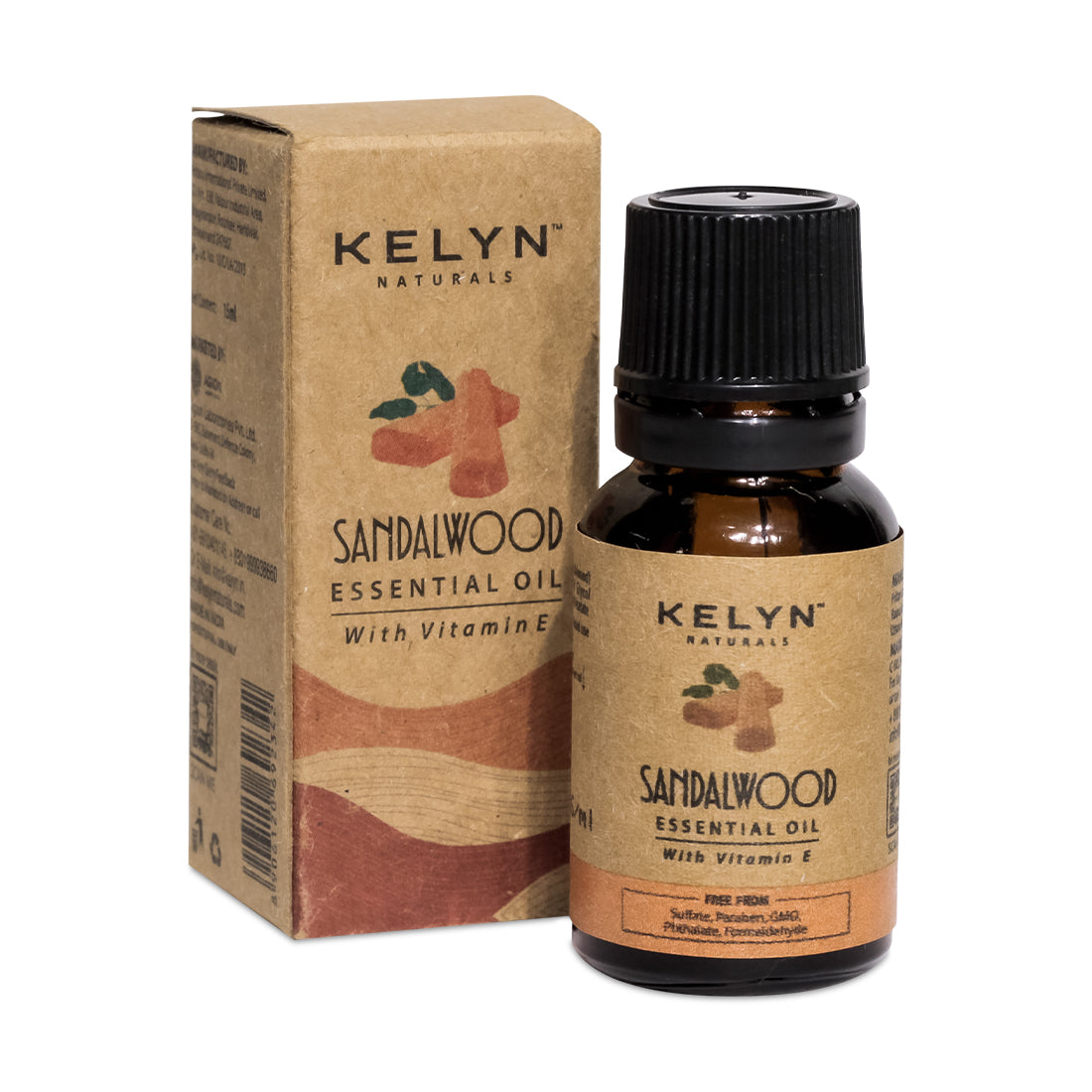 Kelyn Sandalwood Essential Oil with Vitamin E - 15ml