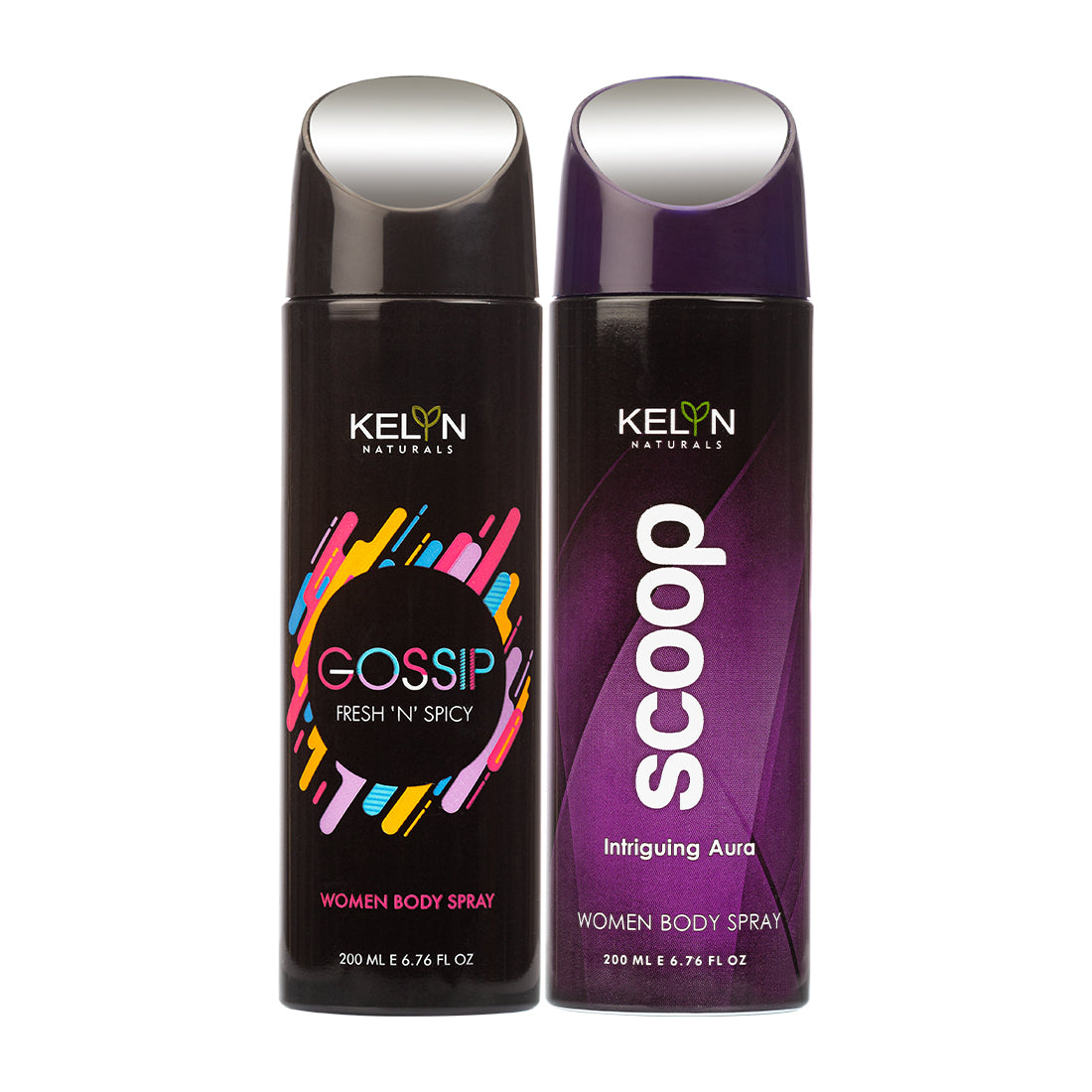 Gossip, Scoop Deodorant for Women Body Spray (Pack of 2) 200 ml each