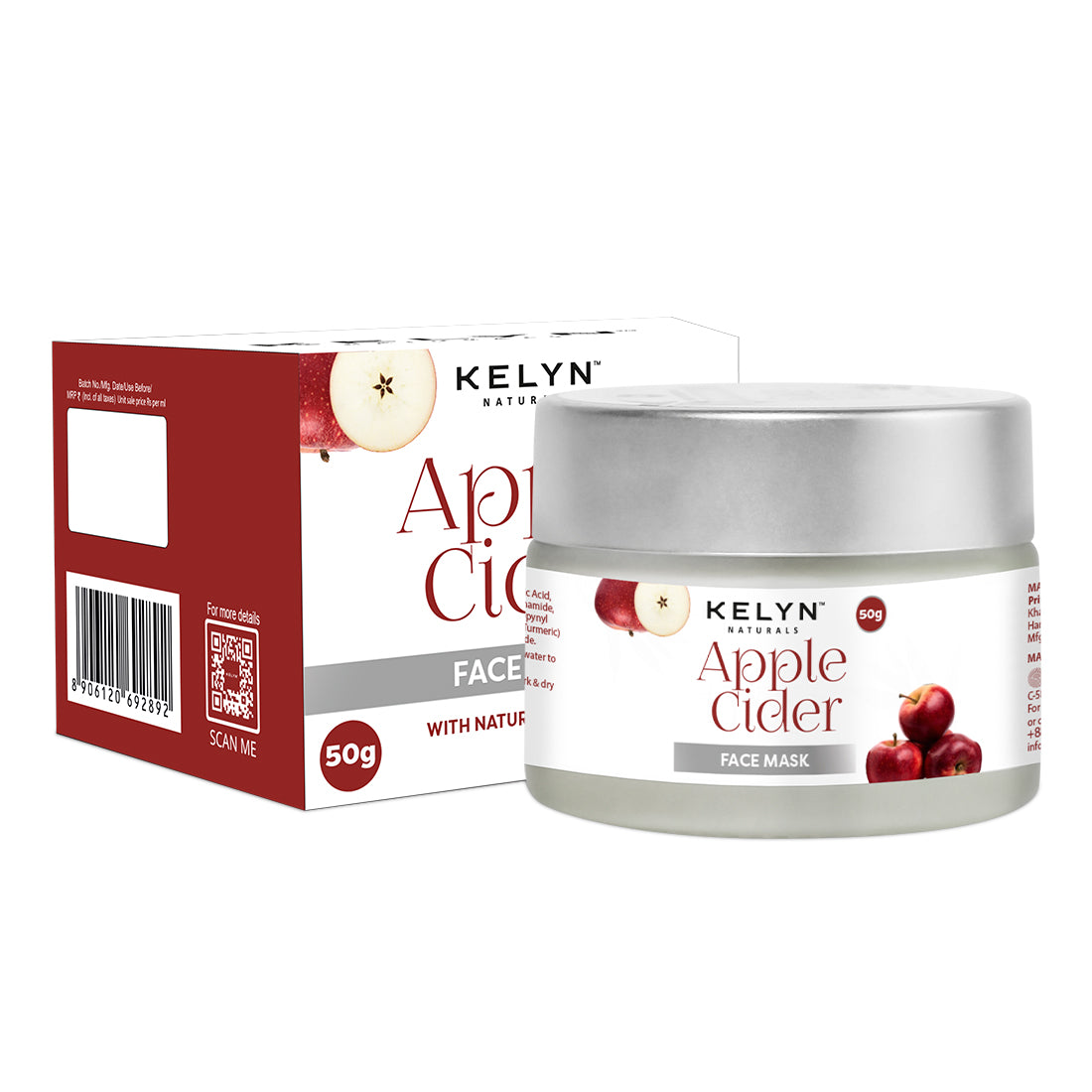 Apple Cider Face Mask with Natural Extracts – 50g