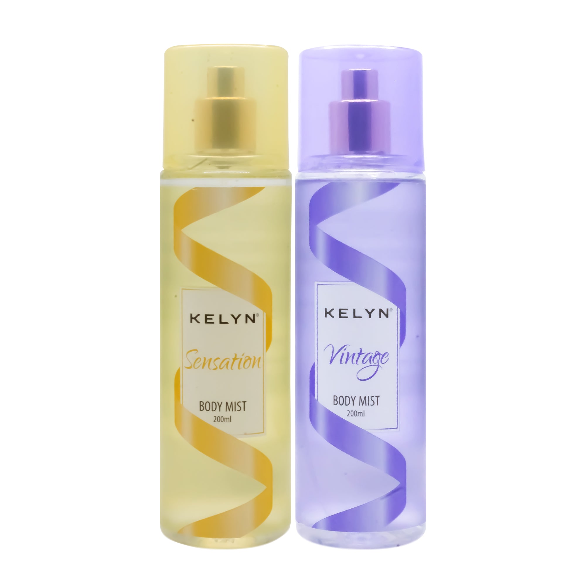 Body Mist for Women (Sensation + Vintage) 200 ml each