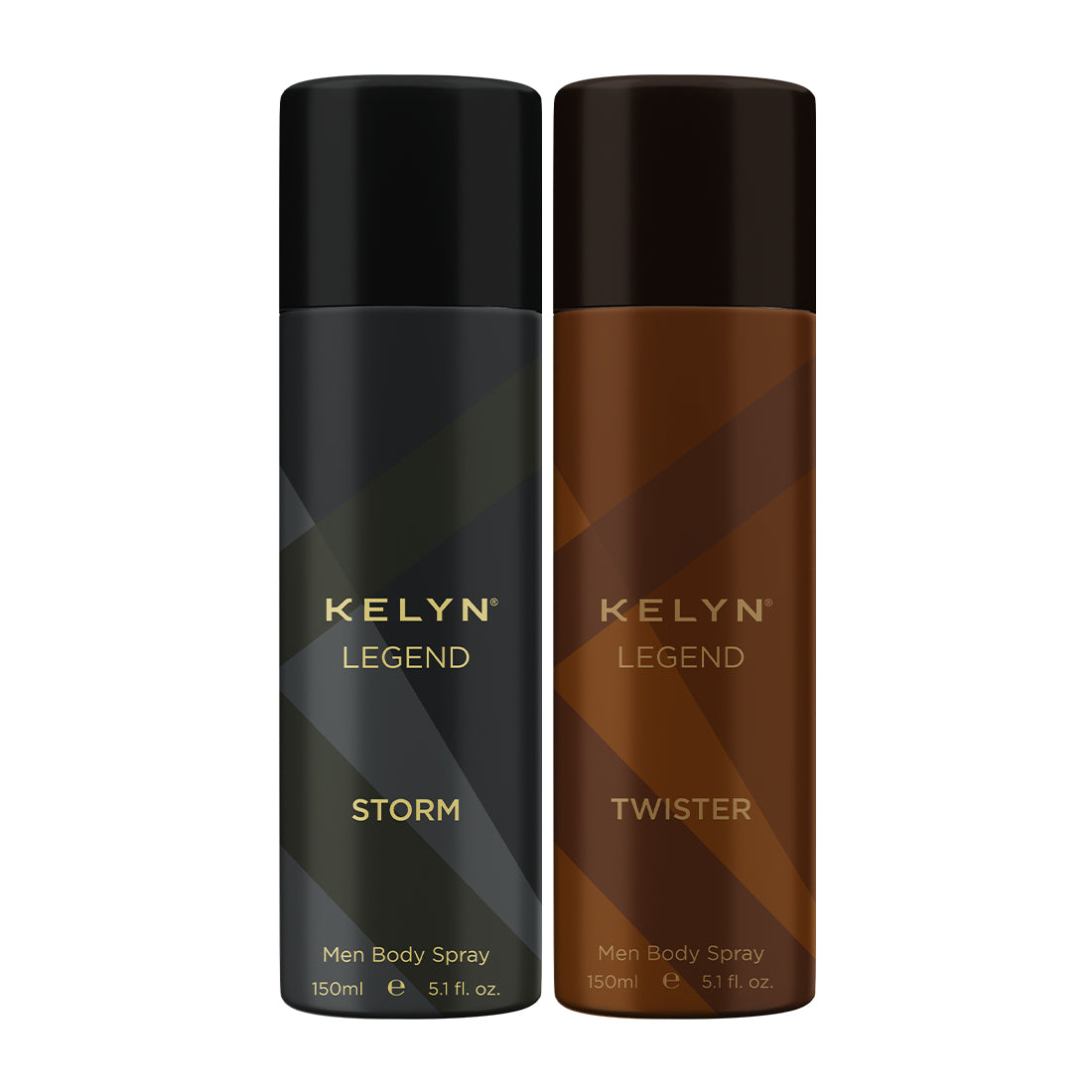 Legend Storm, Twister Deodorant for Men Body Spray (Pack of 2) 150ml each