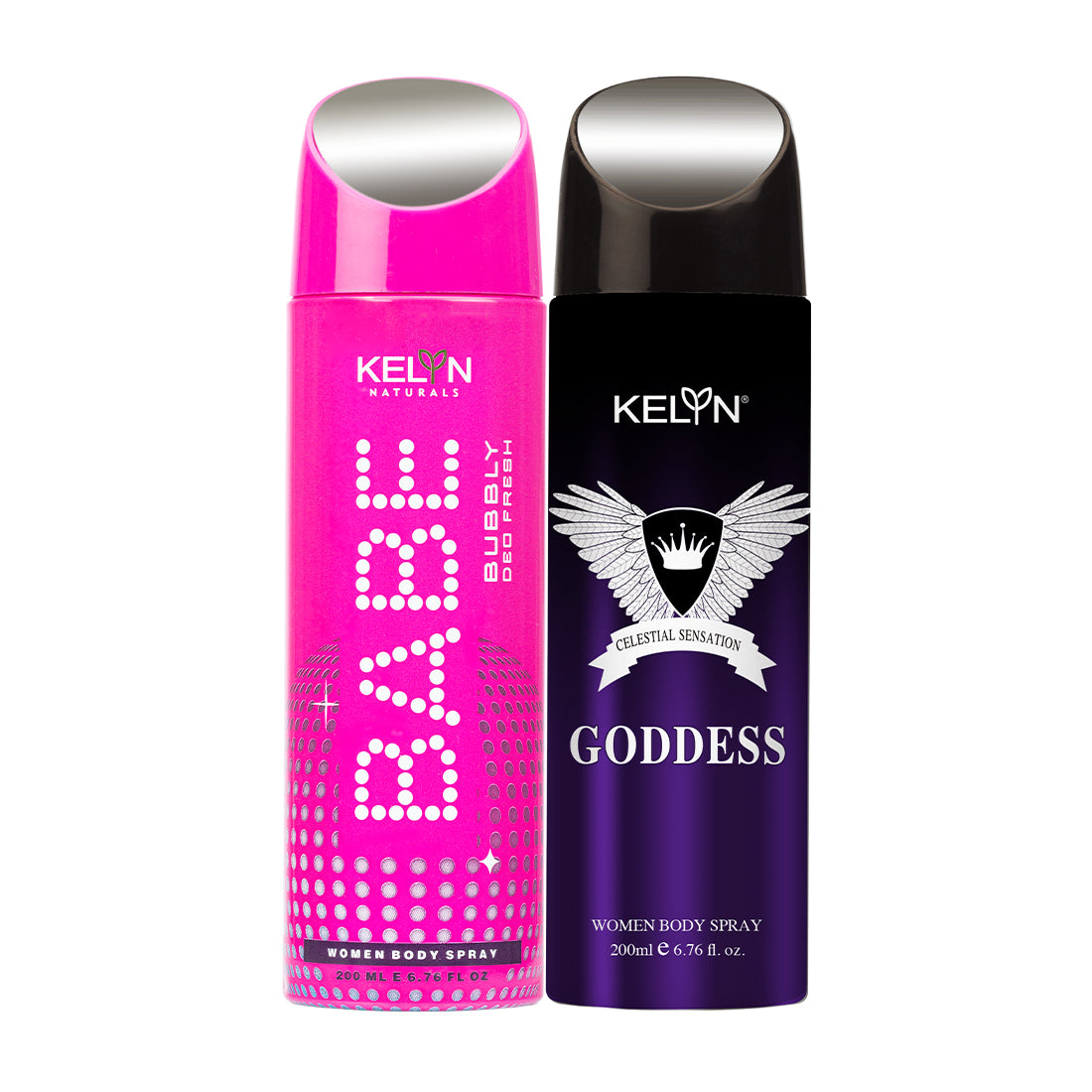 Babe, Goddess Deodorant for Women Body Spray (Pack of 2) 200 ml each