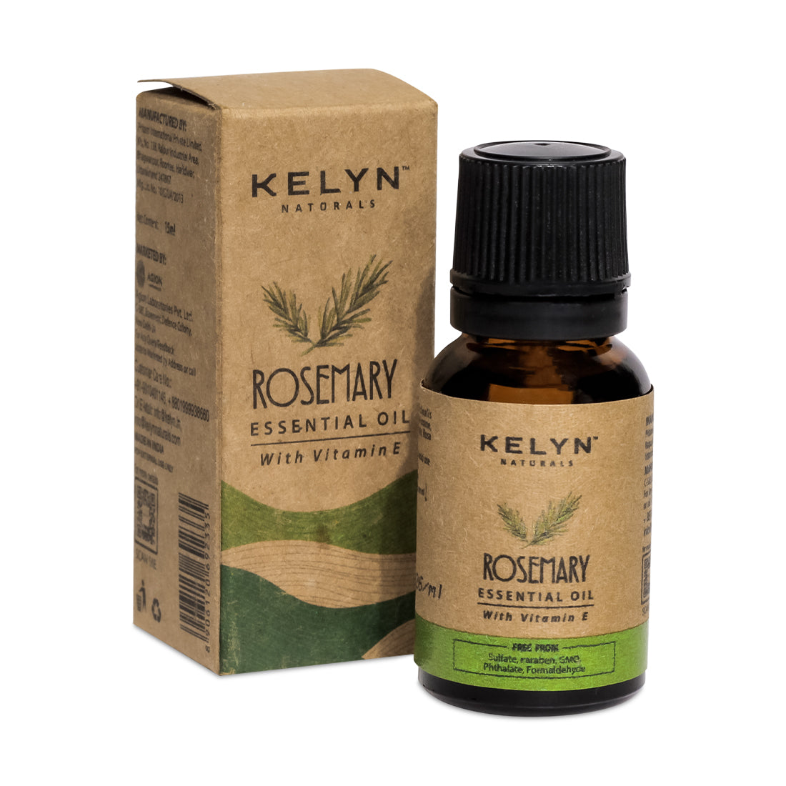 Kelyn Rosemary Essential Oil with Vitamin E - 15ml