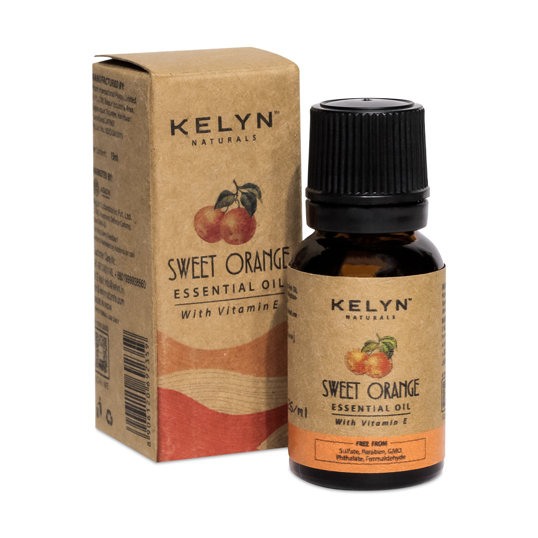 Kelyn Sweet Orange Essential Oil with Vitamin E - 15ml