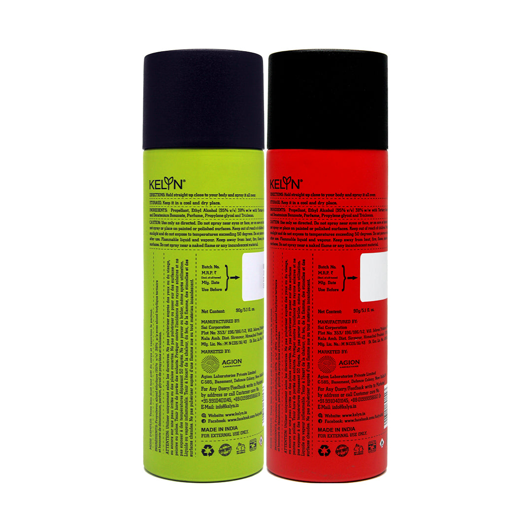 Sports Active, Power Deodorants Combo Body Spray (Pack of 2) 150ml each