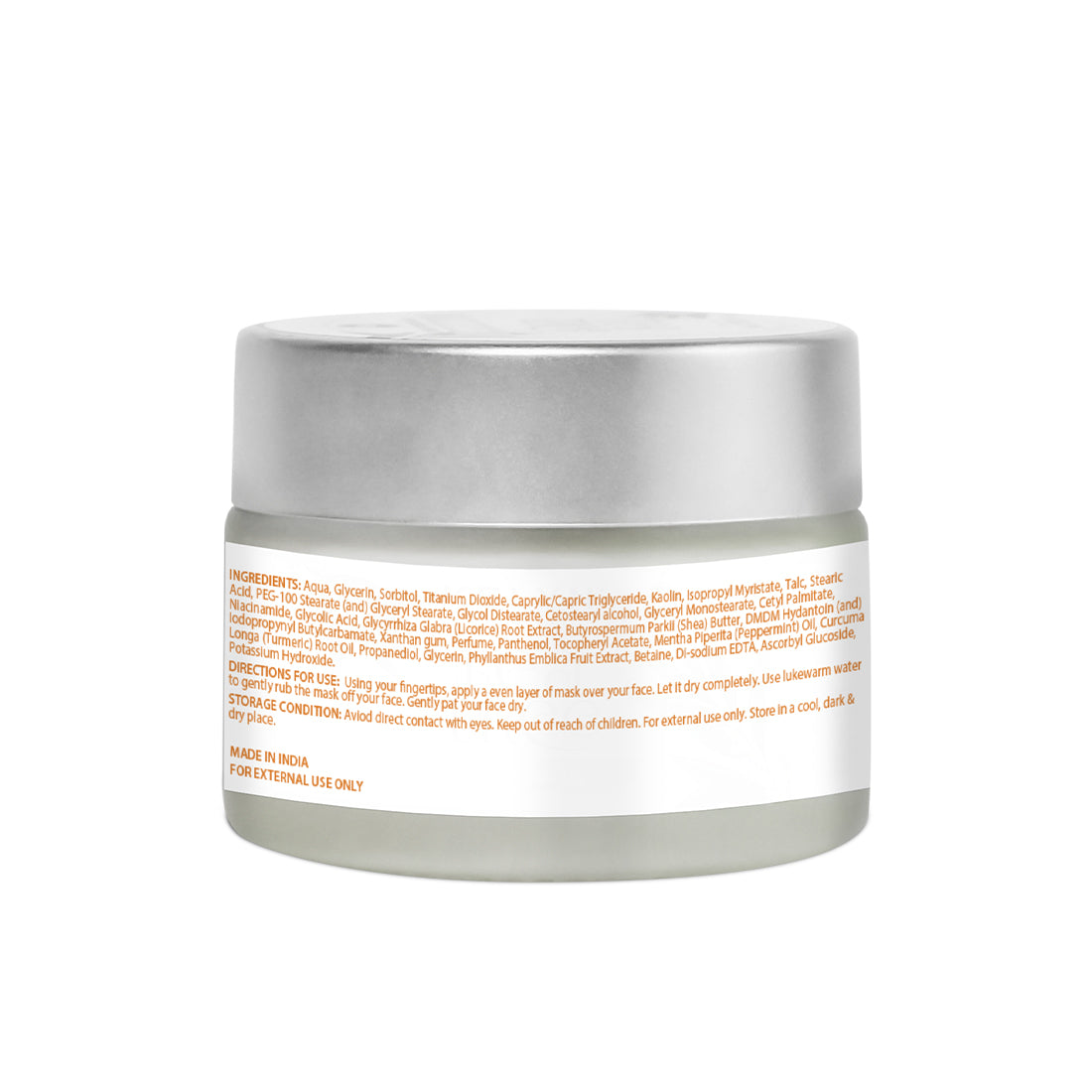 Vitamin C Face Mask with Natural Extracts – 50g