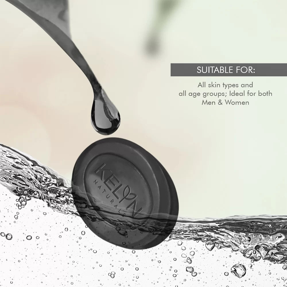 Glycerine Charcoal Bathing Soap – 75g (Pack of 2)