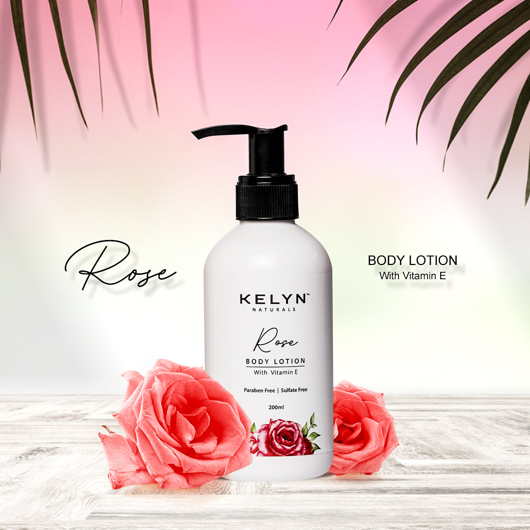 Rose Body Lotion with Vitamin E – 200ml