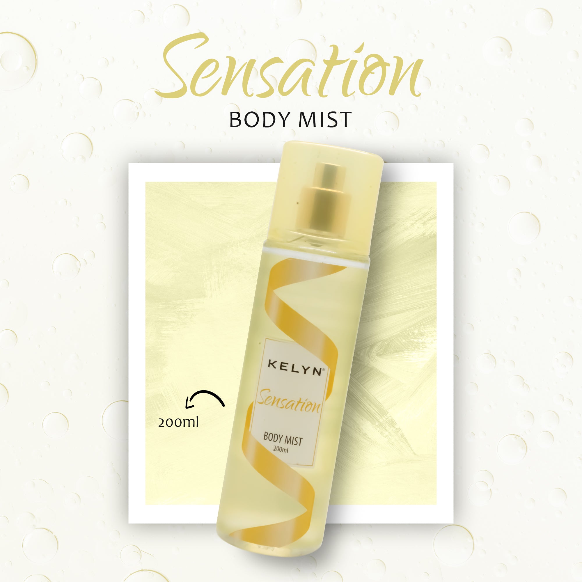 Body Mist for Women (Love + Sensation) 200 ml each