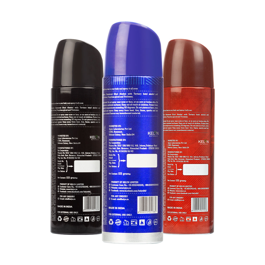 Savage, Groove, Dapper Deodorant for Men Body Spray (Pack of 3) 200 ml each