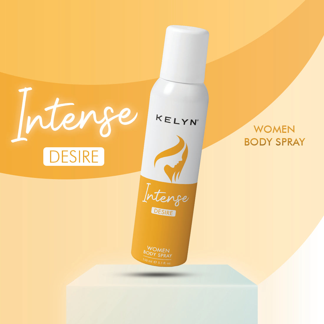 Intense Desire, Passion Deodorant for Women Body Spray (Pack of 2) 150 ml each