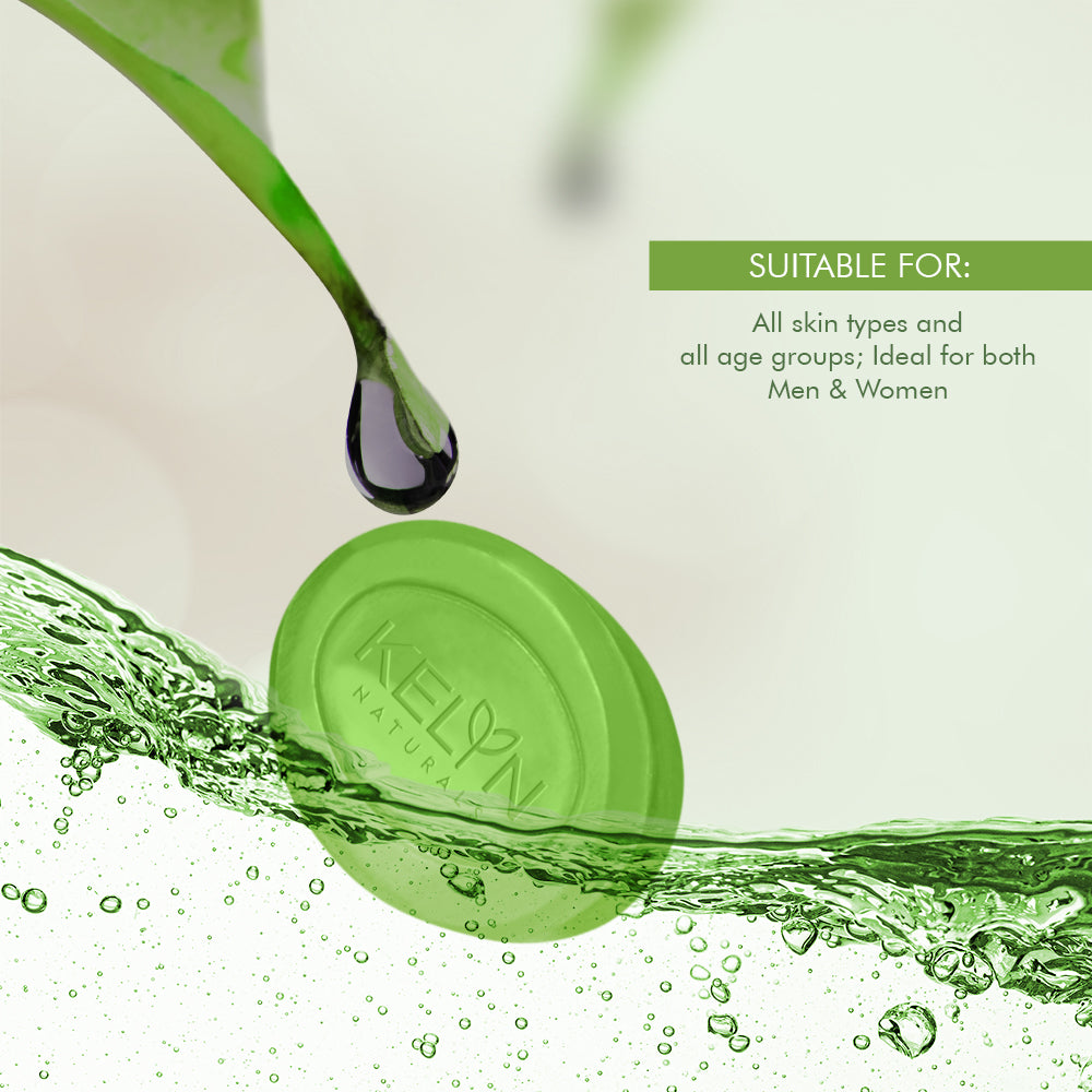 Kelyn Glycerin Aloe Vera Bathing Soap (Pack of 4) – 75g each