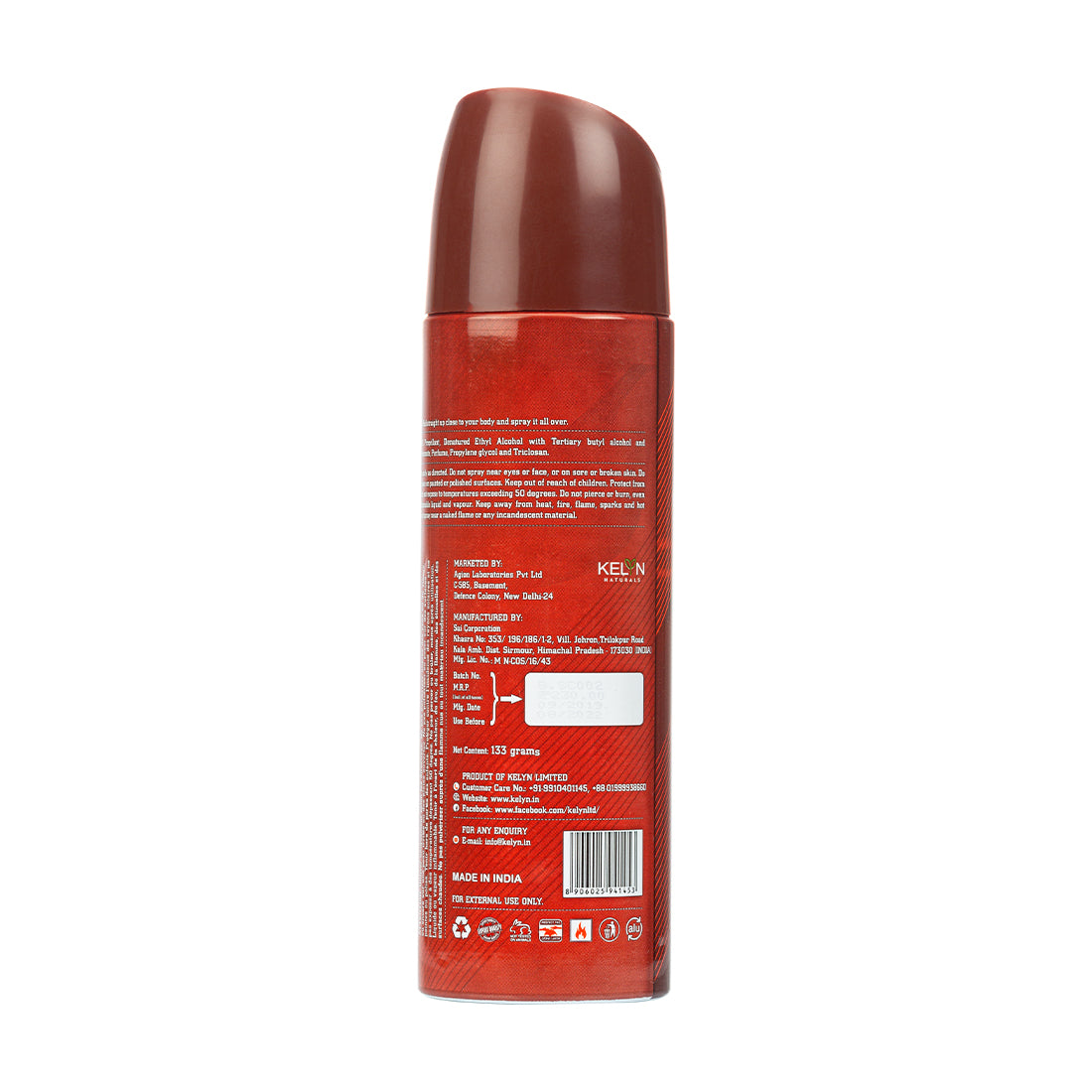 Groove Deodorant for Men Body Spray, 200 ml