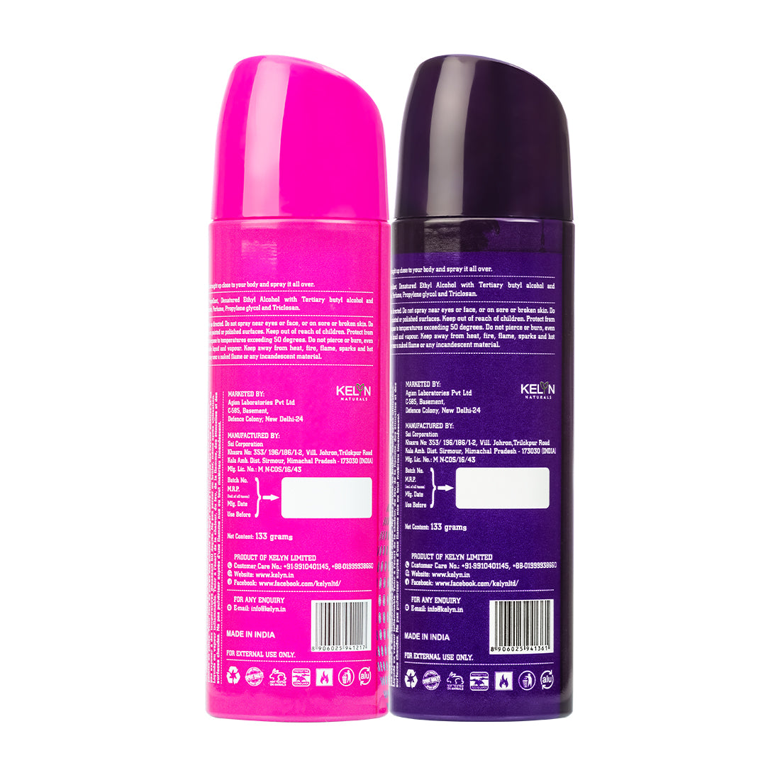 Babe, Goddess Deodorant for Women Body Spray (Pack of 2) 200 ml each