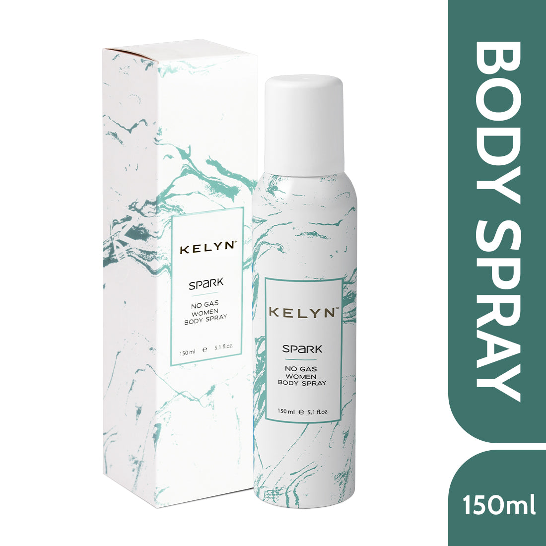 Spark No Gas Deodorant for Women Body Spray, 150 ml