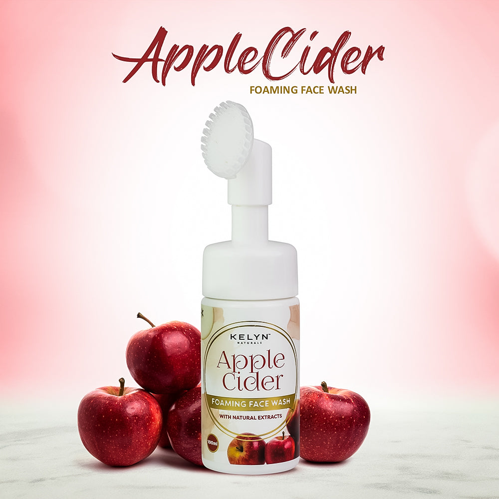 Apple Cider Foaming Face Wash with Natural Extracts – 100ml