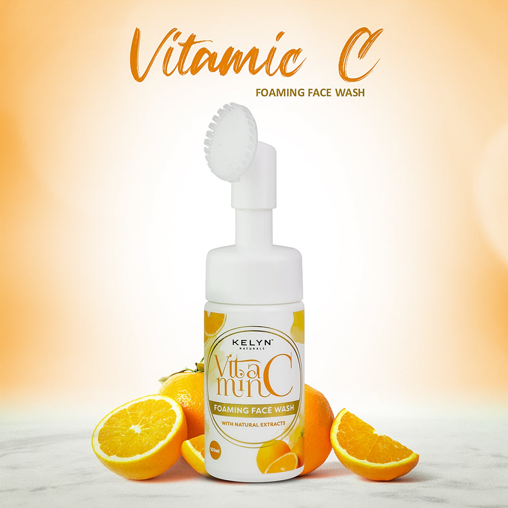 Vitamin C Foaming Face Wash with Natural Extracts – 100ml