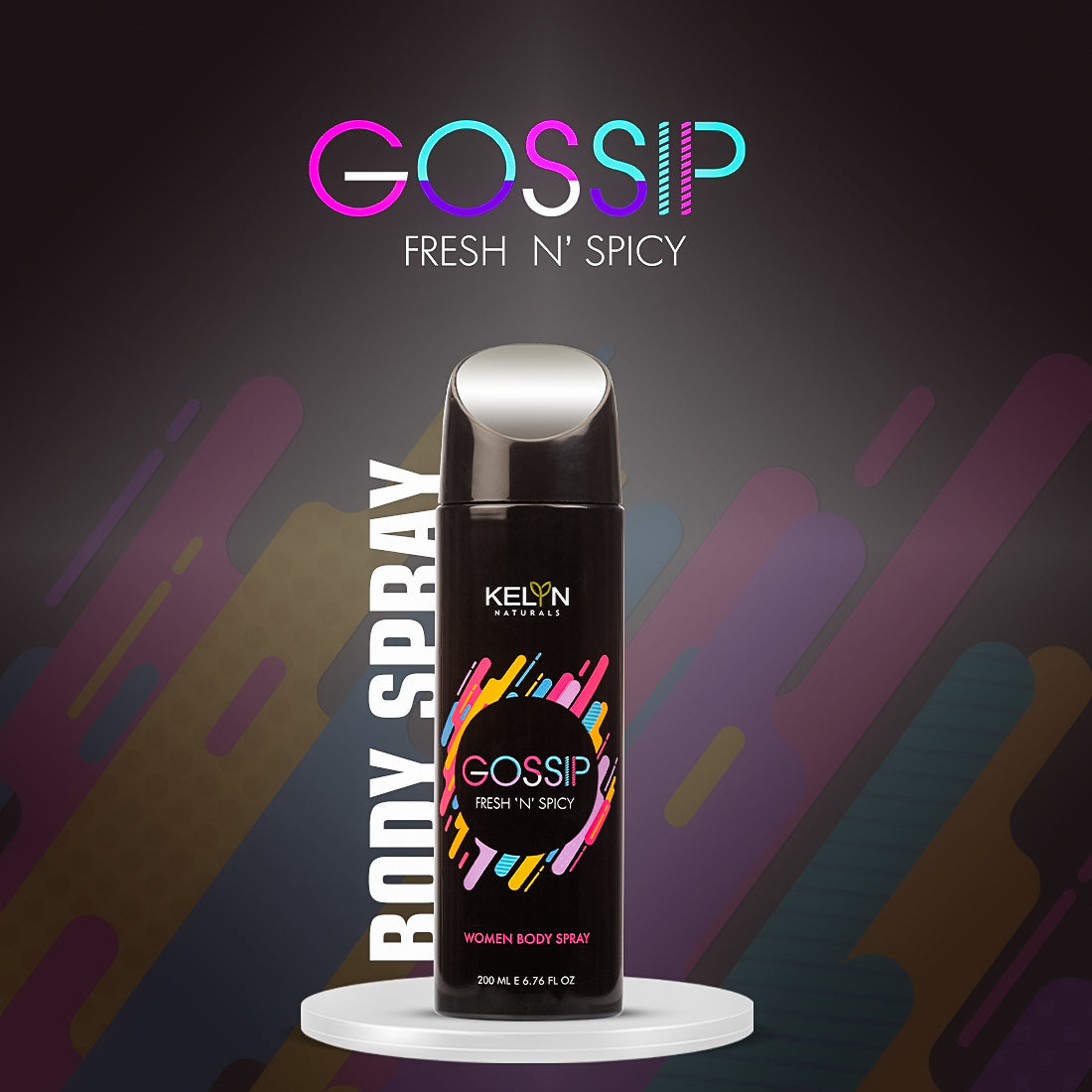 Gossip, Scoop Deodorant for Women Body Spray (Pack of 2) 200 ml each