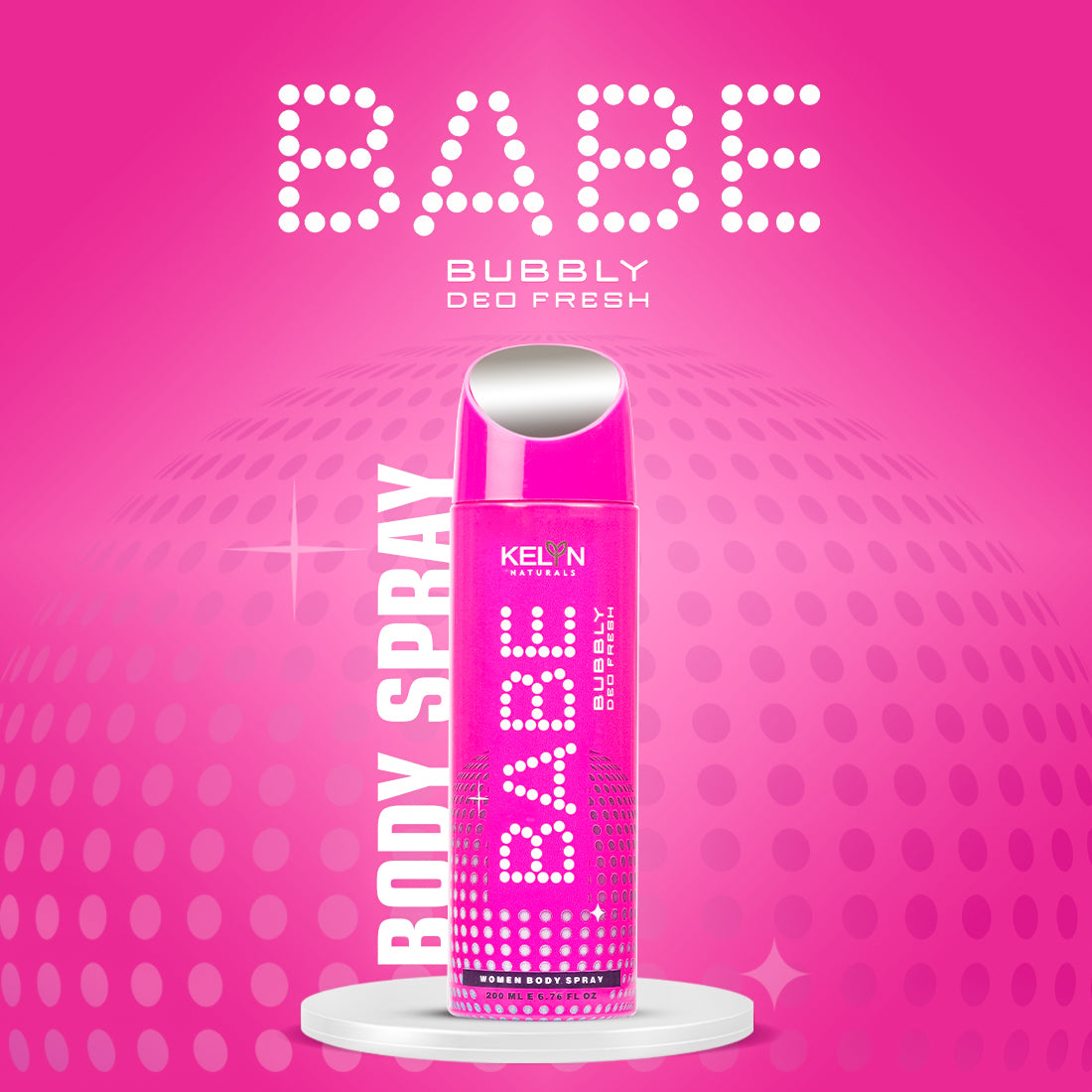 Babe, Goddess Deodorant for Women Body Spray (Pack of 2) 200 ml each