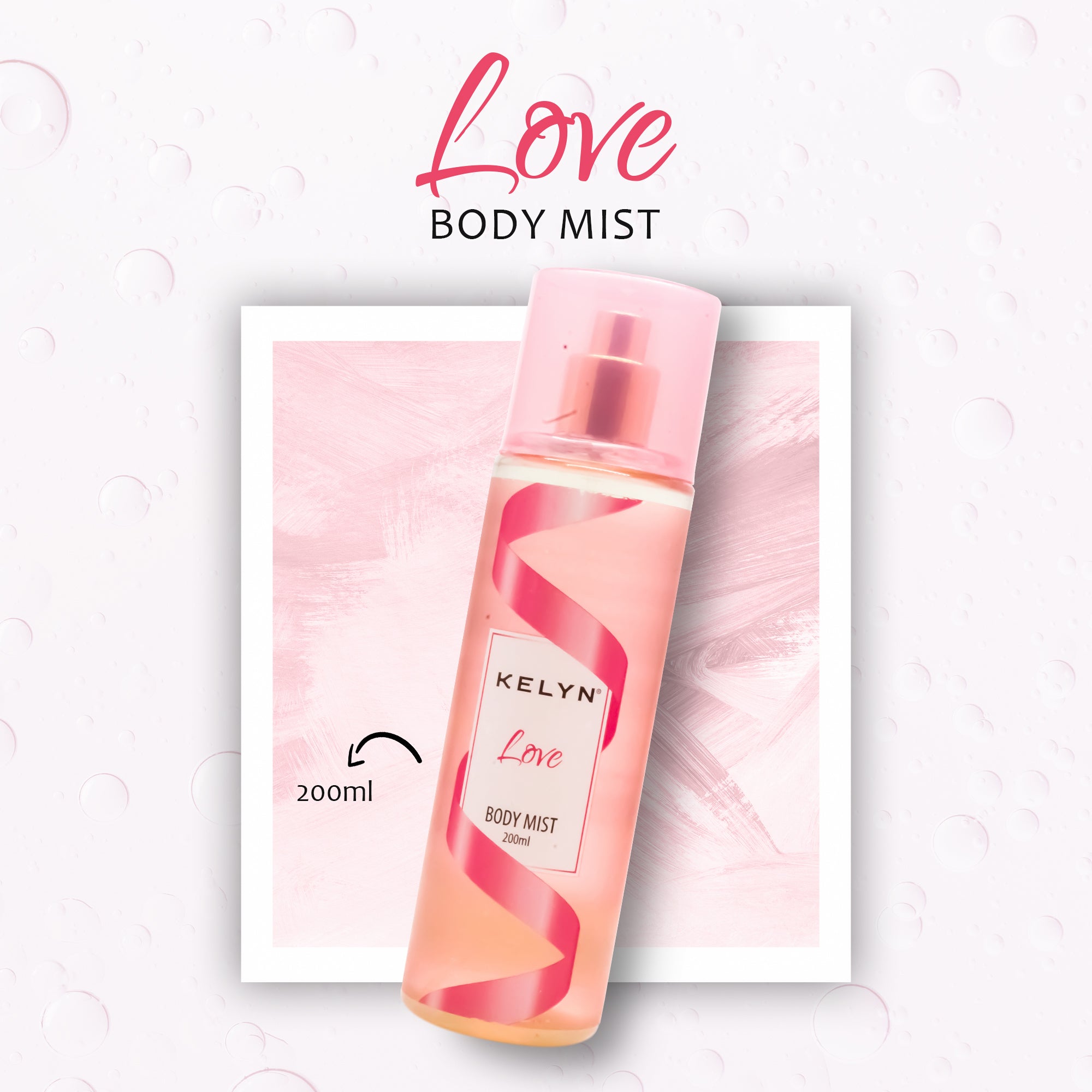 Body Mist for Women (Love + Sensation) 200 ml each
