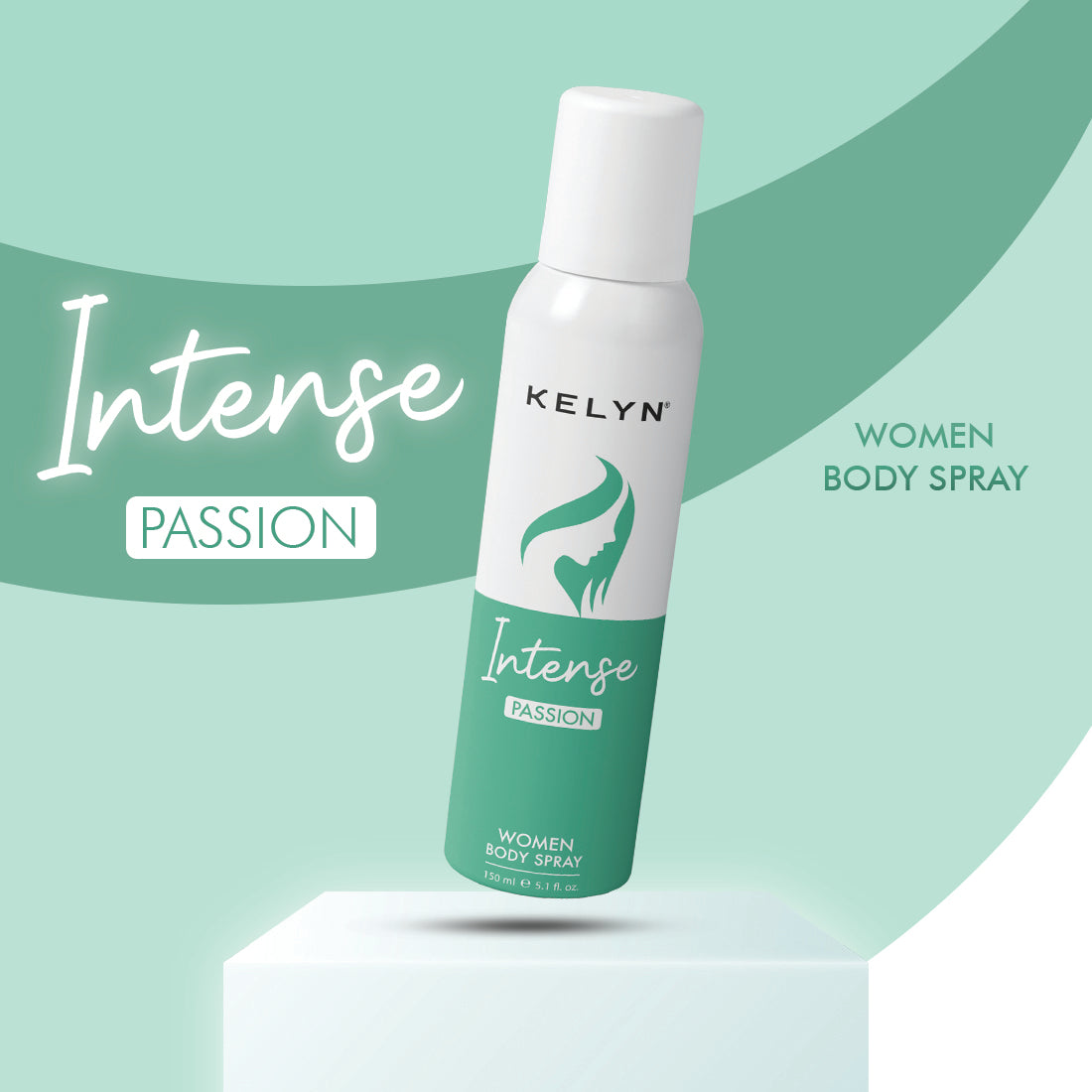 Intense Desire, Passion Deodorant for Women Body Spray (Pack of 2) 150 ml each