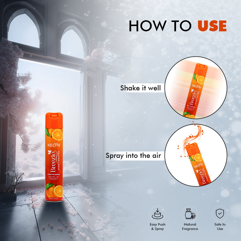 Zingy Orange Room Freshener – Air Spray – 230ml