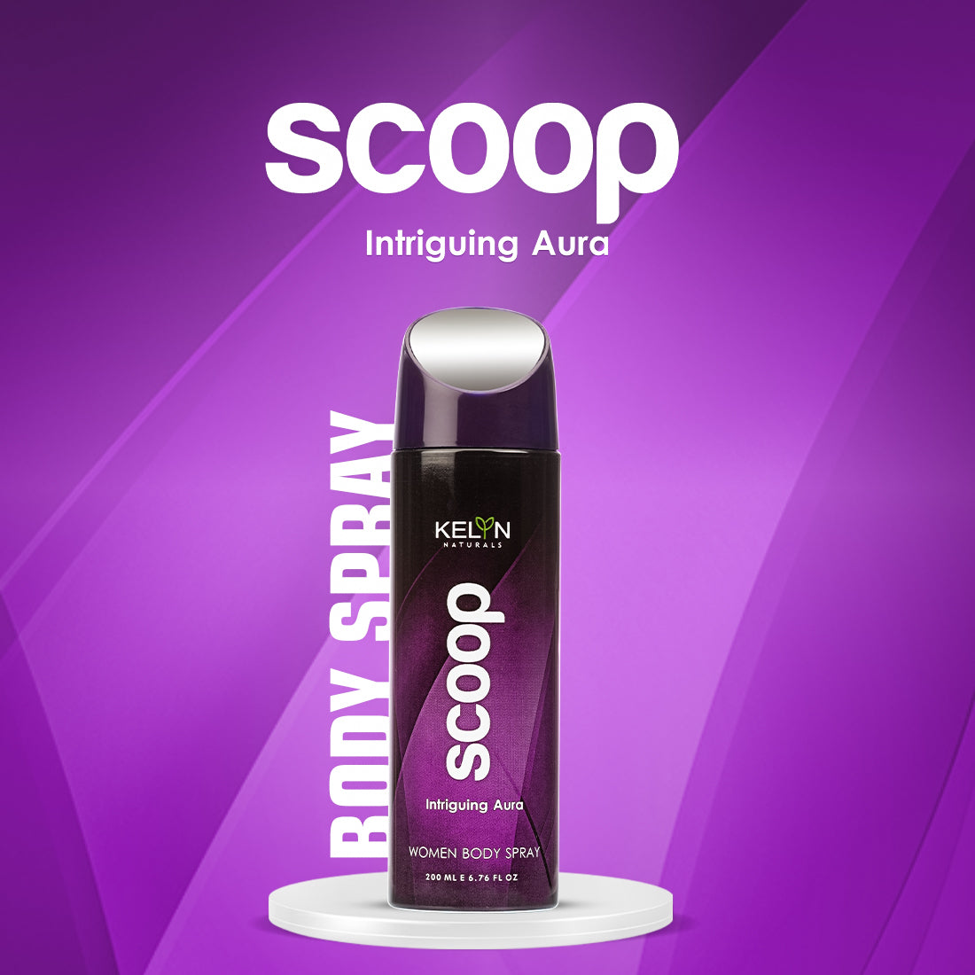 Scoop Deodorant for Women Body Spray, 200 ml