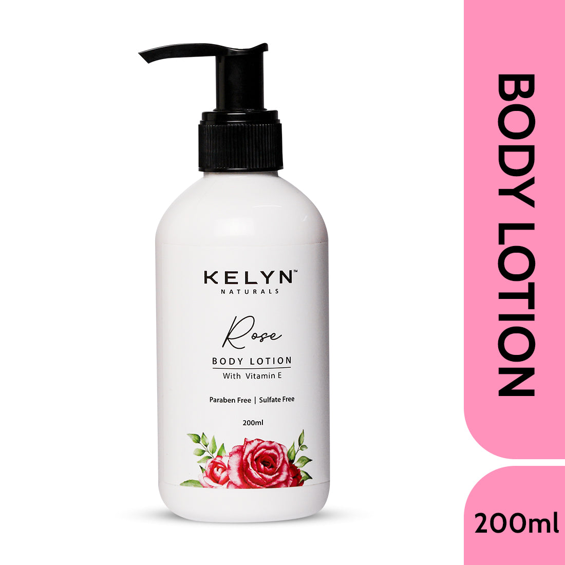 Rose Body Lotion with Vitamin E – 200ml