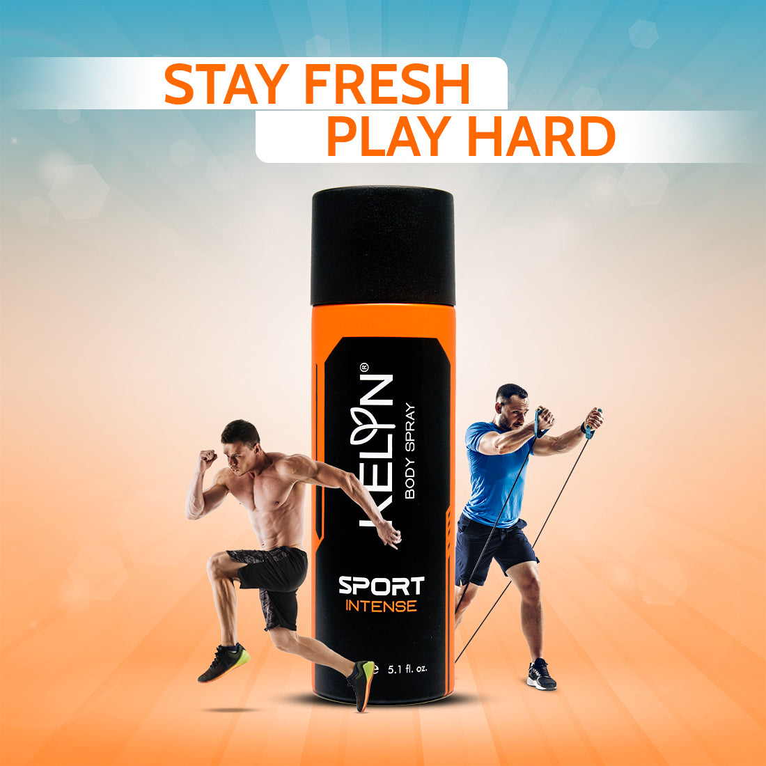 Sports Rush, Intense Deodorants Combo Body Spray (Pack of 2) 150ml each