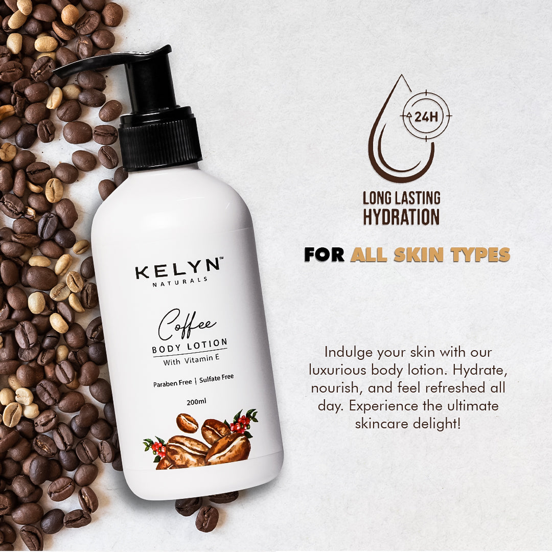 Coffee Body Lotion with Vitamin E – 200ml