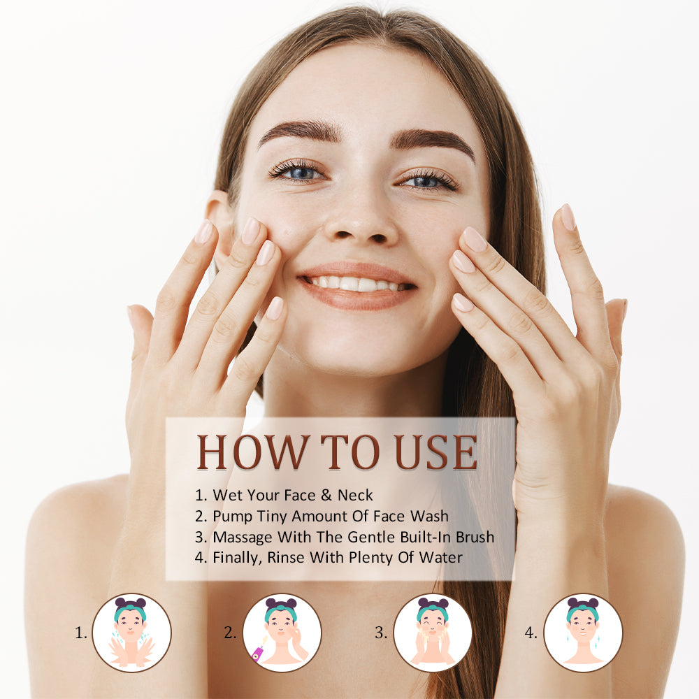 Vitamin C Foaming Face Wash with Natural Extracts – 100ml