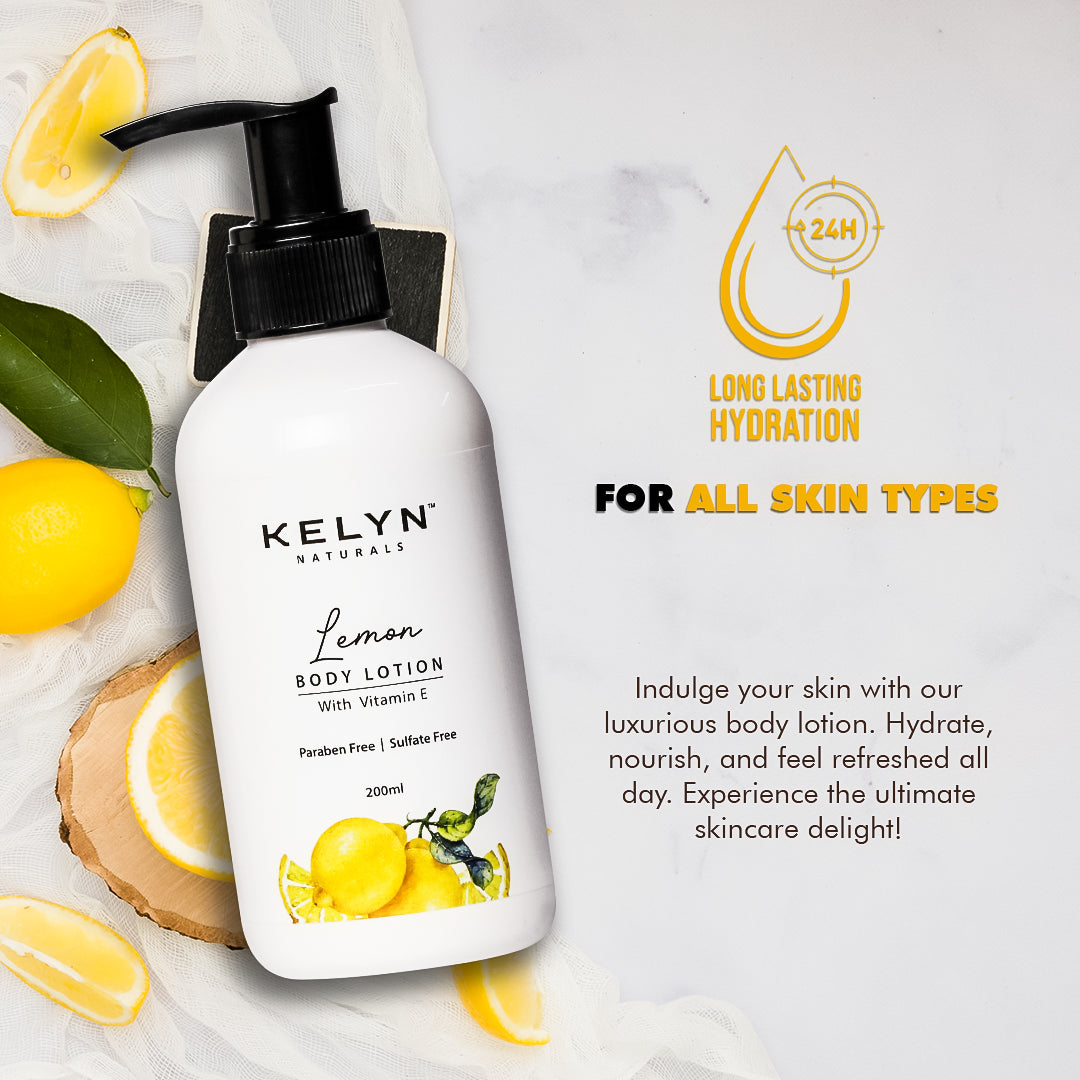 Lemon Body Lotion with Vitamin E – 200ml