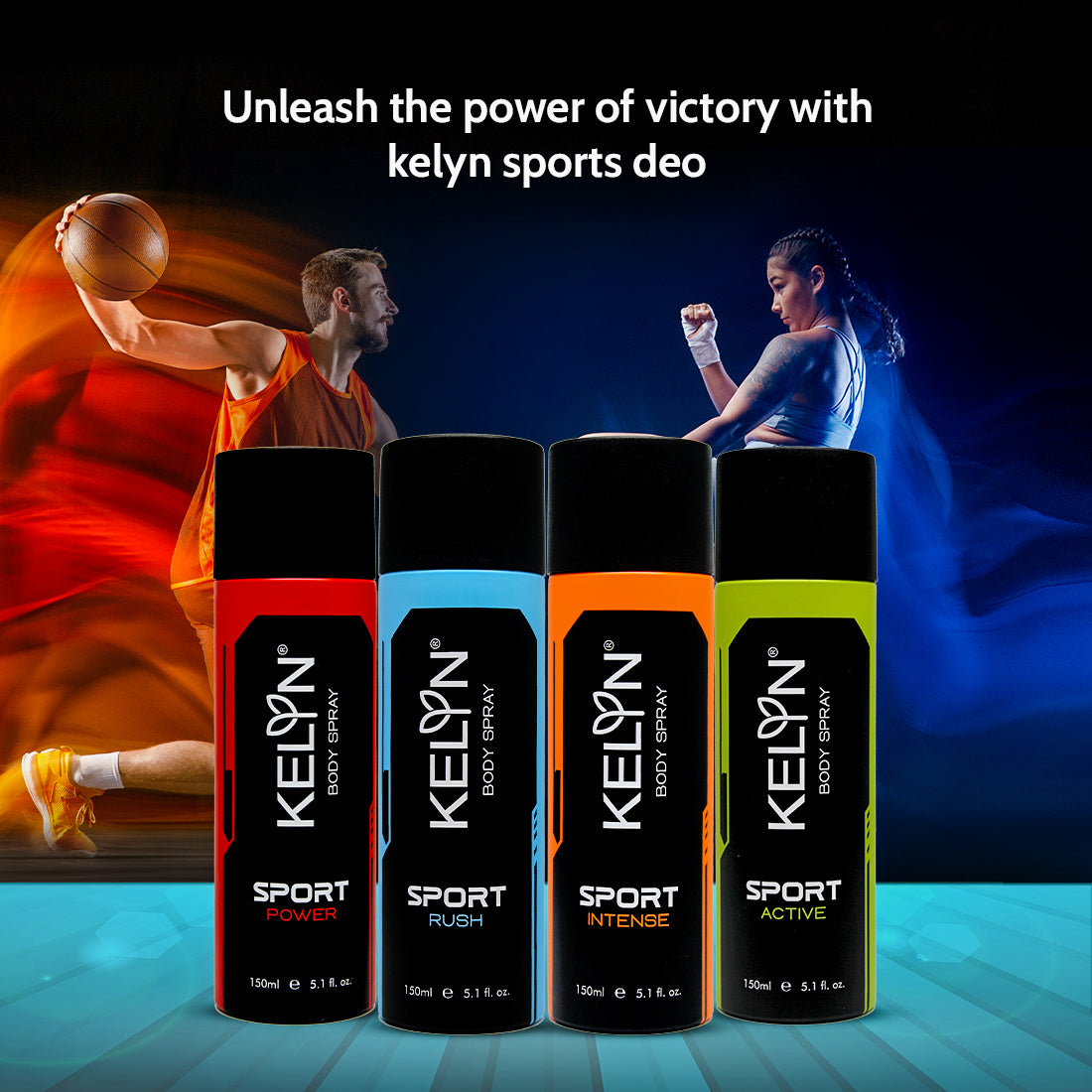 Sports Rush Deodorant Body Spray, 150 ml