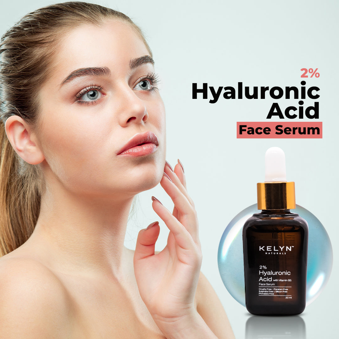 2% Hyaluronic Acid Face Serum with Vitamin B5, 30ml