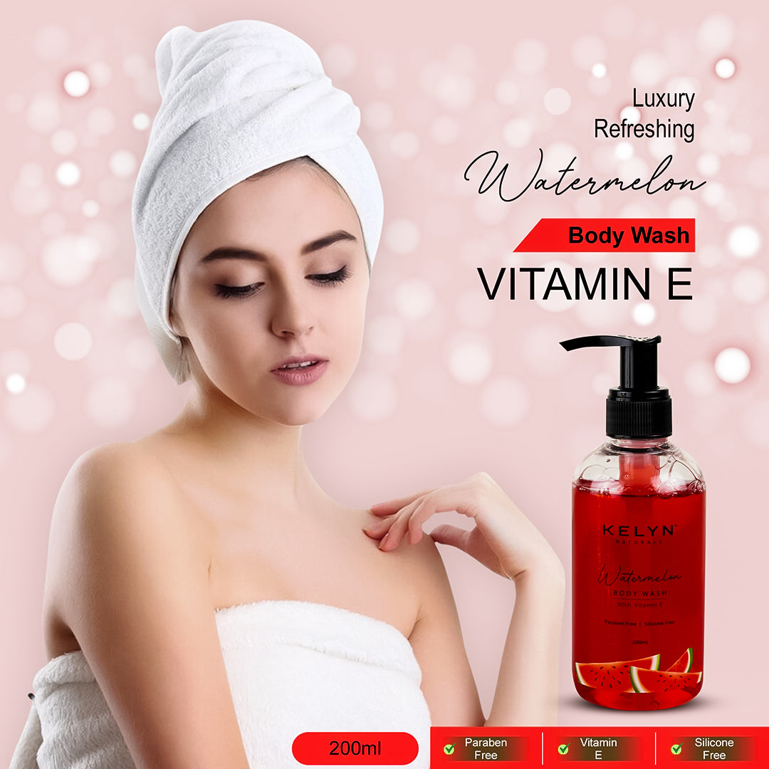 Watermelon Body Wash with Vitamin E – 200ml