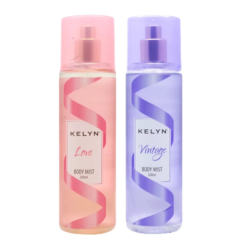 Body Mist for Women (Love + Vintage) 200ml each