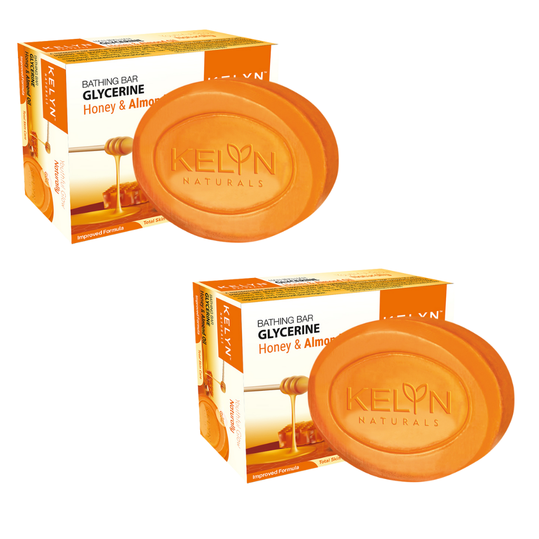 Glycerine Honey & Almond Oil Bathing Soap – 75g (Pack of 2)